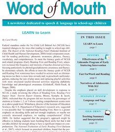 Word of Mouth Cover Page