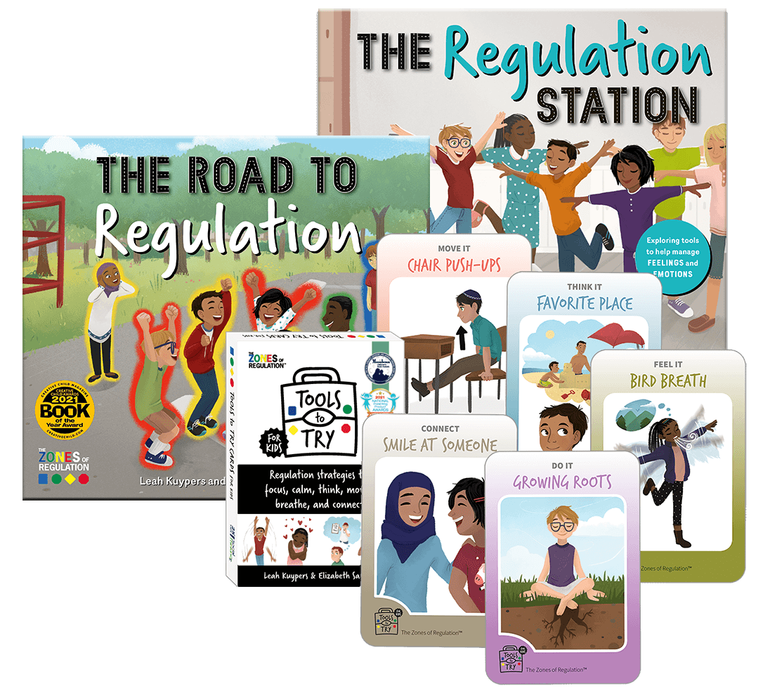 2-Storybook Set + Tools to Try for Kids Bundle | The Zones of Regulation Series 